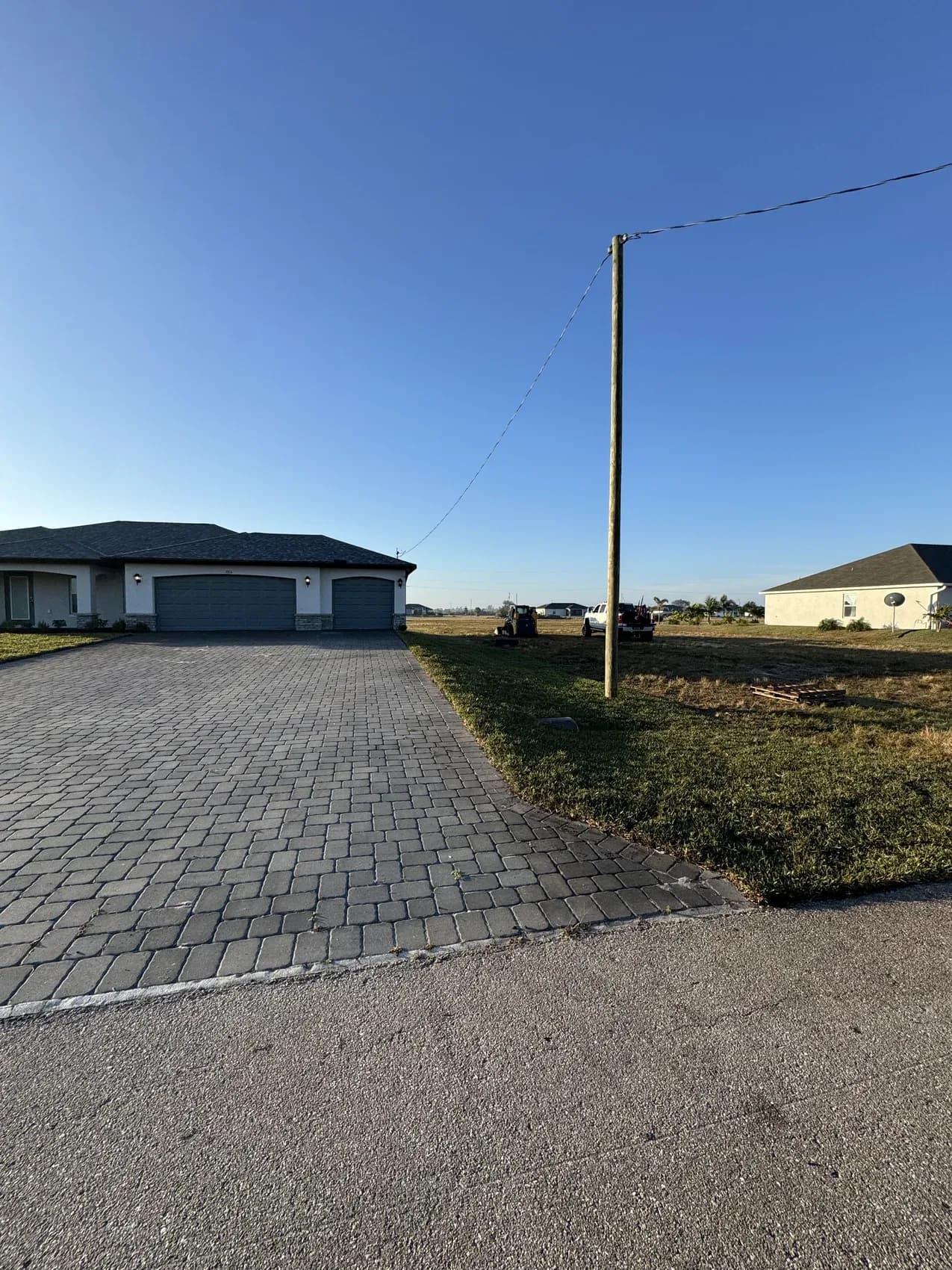 Finished lawn front yard Cape Coral